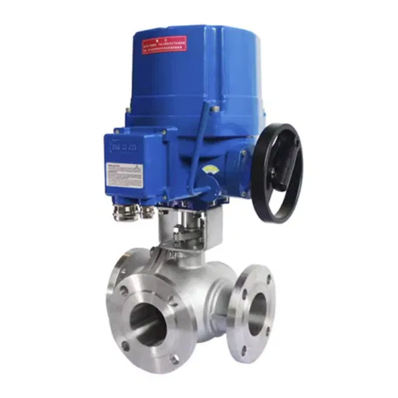 Q944 / 45f Electric Tres-via Flange Pila valvae
