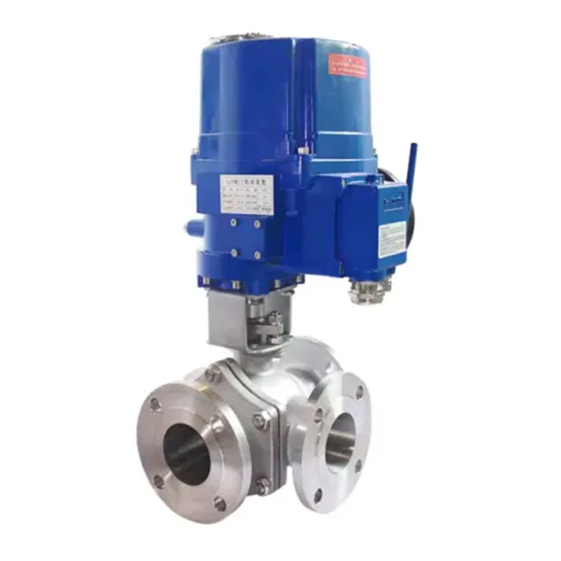 Q944 / 45f Electric Tres-via Flange Pila valvae